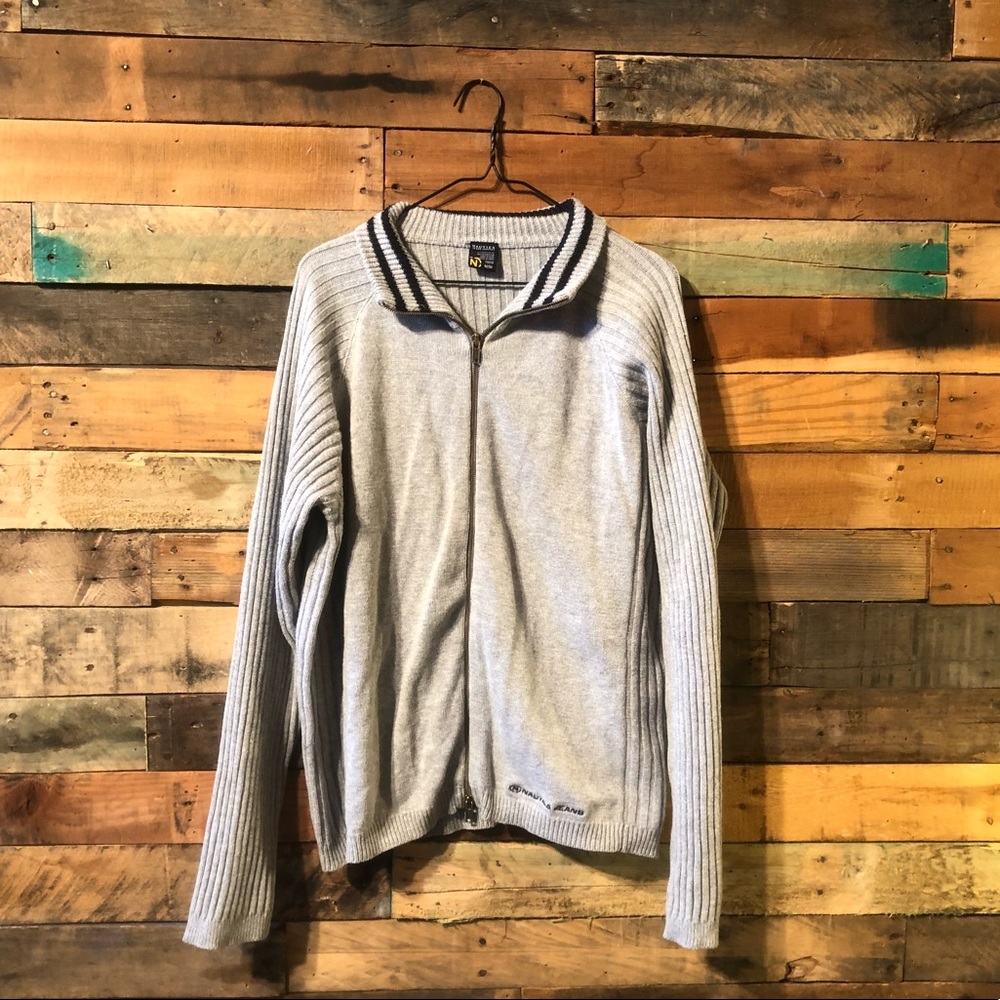 Nautica zip up sweater